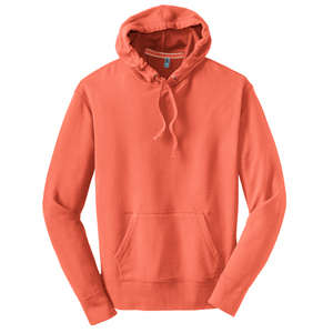 District Threads Vintage French Terry Pullover Hoodie - Dark/All Persimmon
