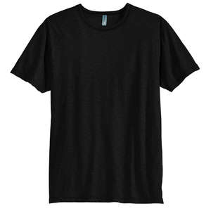 District Threads Slub Crewneck Tee - Dark/All Black, Jet