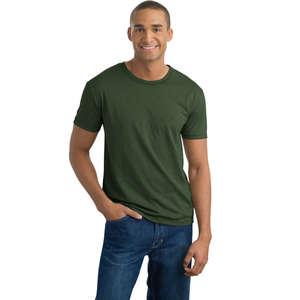 Custom Promotional District Threads Slub Crewneck Tee - Dark/All
