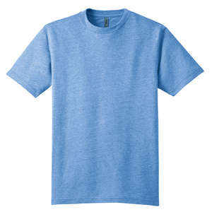 District Threads Tri-Blend Crewneck Tee - Dark/All Blue, Maritime Heathered