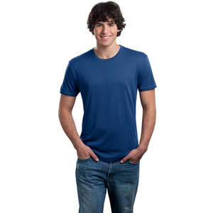 Custom Promotional District Threads Tick Stitch Tee - Dark/All