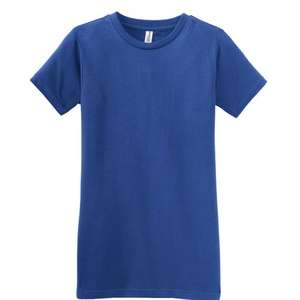 District Threads Junior Ladies Short Sleeve Perfect Weight District Tee - Dark/Colors Blue, Deep Royal