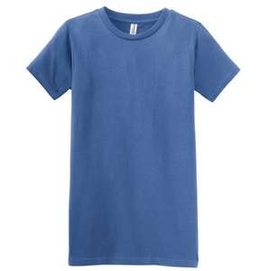 District Threads Junior Ladies Short Sleeve Perfect Weight District Tee - Dark/Colors Blue, Maritime