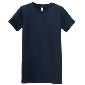 District Threads Junior Ladies Short Sleeve Perfect Weight District Tee - Dark/Colors Blue, Navy