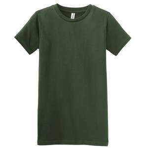 District Threads Junior Ladies Short Sleeve Perfect Weight District Tee - Dark/Colors Thyme