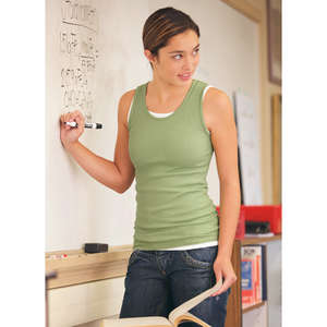 District Threads Junior Ladies 2x1 Tank - Dark/All 