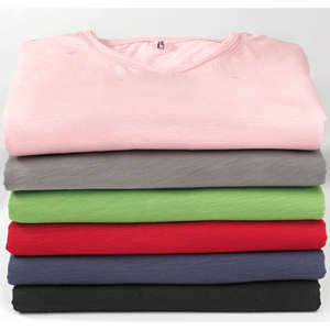 District Threads Junior Ladies Slub V-Neck Tee - Dark/All