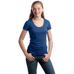 Promotional Promotional Products - District Threads Junior Ladies Deep Scoop Tee - Dark/All