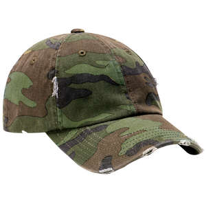 District Threads Distressed Cap - Dark/All Camouflage