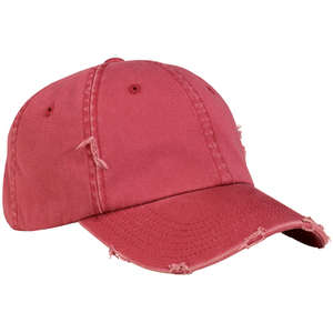 District Threads Distressed Cap - Dark/All Red, Dashing