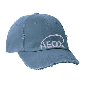 Custom Promotional District Threads Distressed Cap - Dark/All