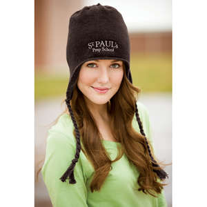 District Threads Knit Hat with Earflaps - Dark/All