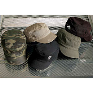 District Threads Distressed Military Hat - Dark/All 