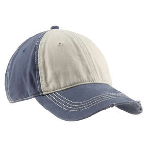 District Threads Distressed Contrast Cap DT606 - Dark/All