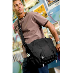 District Threads Montezuma Messenger Bag - Dark/All 