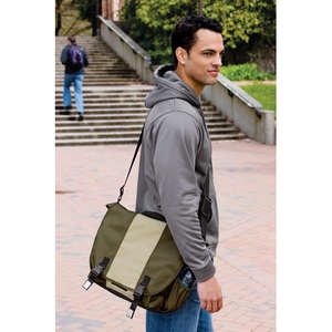 District Threads Montezuma Messenger Bag - Dark/All 