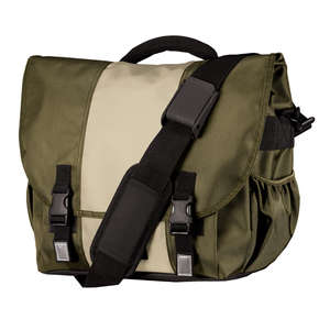 District Threads Montezuma Messenger Bag - Dark/All Olive/Stone