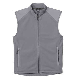 Port Authority Signature Activo Microfleece Vest - Dark/All Nickel