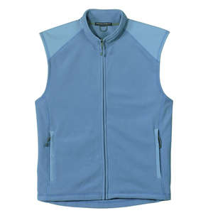 Port Authority Signature Activo Microfleece Vest - Dark/All Blue, Riviera