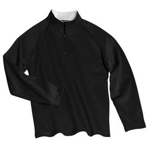 Sport-Tek Sport-Wick Quarter-Zip Fleece Pullover - Dark/All 