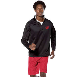Sport-Tek Sport-Wick Quarter-Zip Fleece Pullover - Dark/All 