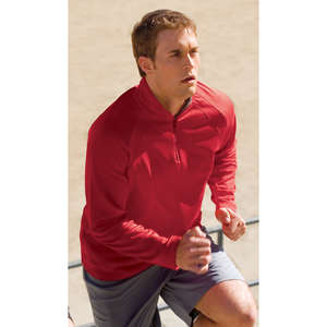Sport-Tek Sport-Wick Quarter-Zip Fleece Pullover - Dark/All 