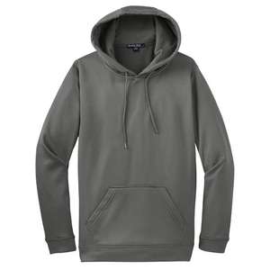 Sport-Tek Sport-Wick Fleece Hooded Pullover - Dark/All Smoke, Dark