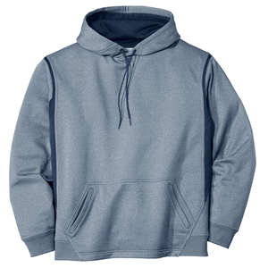 Sport-Tek Tech Fleece Hooded Sweatshirt - Dark/All Gray, Heathered/Blue, Navy