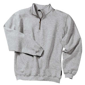Sport-Tek Quarter-Zip Sweatshirt - Dark/All Gray, Heathered Athletic