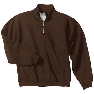 Sport-Tek Quarter-Zip Sweatshirt - Dark/All Brown