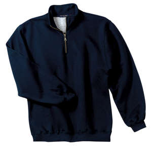 Sport-Tek Quarter-Zip Sweatshirt - Dark/All Blue, Navy