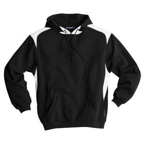 Sport-Tek Pullover Hooded Sweatshirt with Contrast Color - Dark/All Black