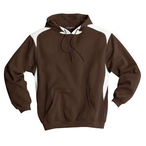 Sport-Tek Pullover Hooded Sweatshirt with Contrast Color - Dark/All Brown