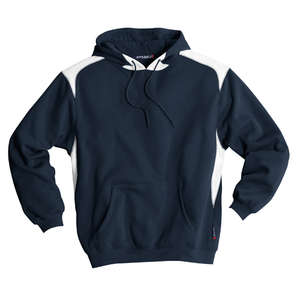 Sport-Tek Pullover Hooded Sweatshirt with Contrast Color - Dark/All Blue, Navy