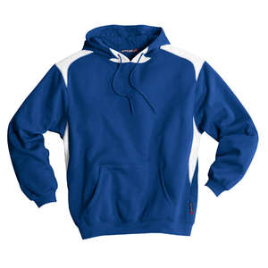 Sport-Tek Pullover Hooded Sweatshirt with Contrast Color - Dark/All Blue, Royal