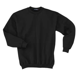 Sport-Tek Super Heavyweight Crewneck Sweatshirt - Dark/All Black