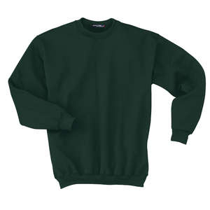Sport-Tek Super Heavyweight Crewneck Sweatshirt - Dark/All Green, Dark