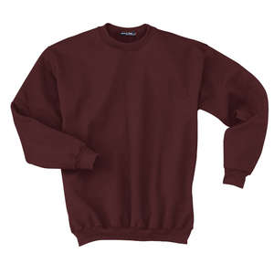 Sport-Tek Super Heavyweight Crewneck Sweatshirt - Dark/All Maroon