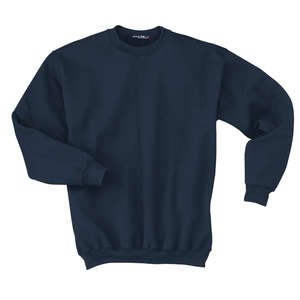 Sport-Tek Super Heavyweight Crewneck Sweatshirt - Dark/All Blue, Navy