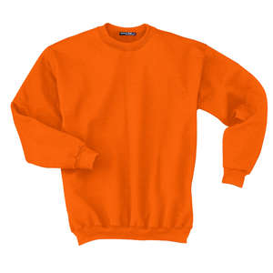 Sport-Tek Super Heavyweight Crewneck Sweatshirt - Dark/All Orange