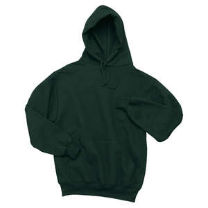 Sport-Tek Super Heavyweight Pullover Hooded Sweatshirt - Dark/All Green, Dark