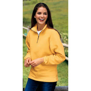 Port Authority Signature Sueded Finish Quarter-Zip Sweatshirt - Dark/All