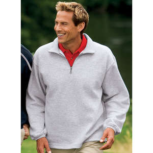 Port Authority Signature Sueded Finish Quarter-Zip Sweatshirt - Dark/All
