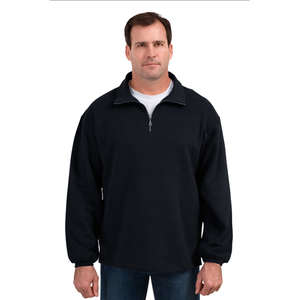 Port Authority Signature Sueded Finish Quarter-Zip Sweatshirt - Dark/All