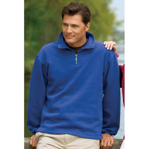 Port Authority Signature Sueded Finish Quarter-Zip Sweatshirt - Dark/All