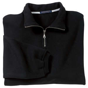 Port Authority Signature Sueded Finish Quarter-Zip Sweatshirt - Dark/All