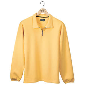 Port Authority Signature Sueded Finish Quarter-Zip Sweatshirt - Dark/All