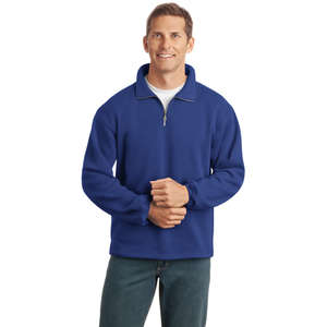 Port Authority Signature Sueded Finish Quarter-Zip Sweatshirt - Dark/All