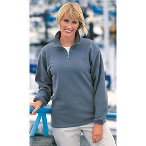 Port Authority Signature Sueded Finish Quarter-Zip Sweatshirt - Dark/All