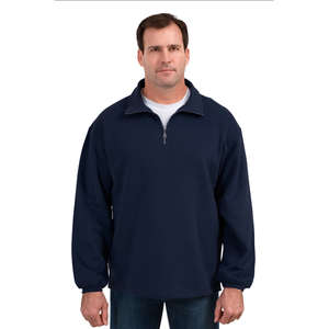 Port Authority Signature Sueded Finish Quarter-Zip Sweatshirt - Dark/All